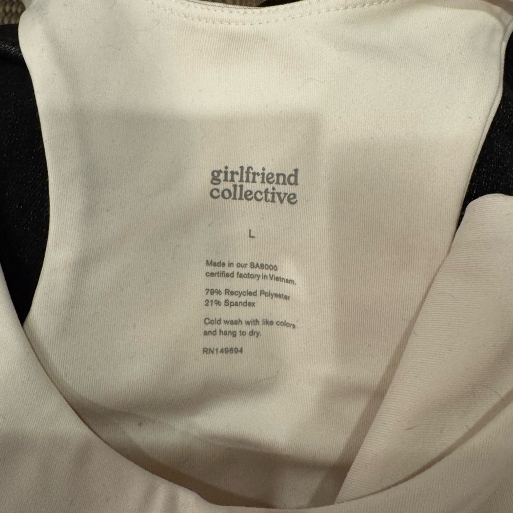 Girlfriend Collective ivory Dylan bra - Picture 5 of 5